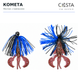 Costa Комета - професійна космата джига, 2.5", 3г, Лимонний