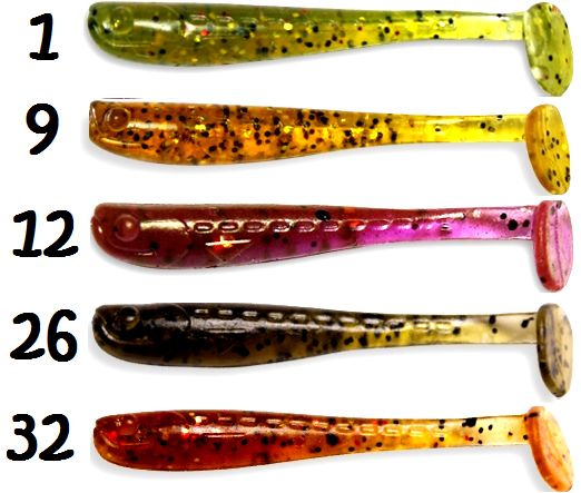 Crazy Fish Nano Minnow, 1.6", Оливковий