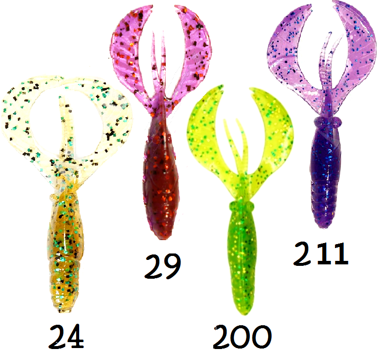 SL remix chibby Bait Breath, 3.5", Кислотний